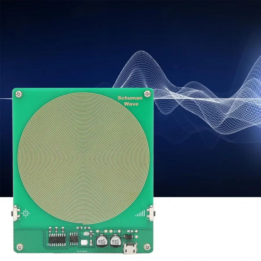 

1 pcs Schumann Wave Generator DC 12V 1.0A FM783 Schumann Wave 7.83Hz Ultra-low Frequency Pulse Generator