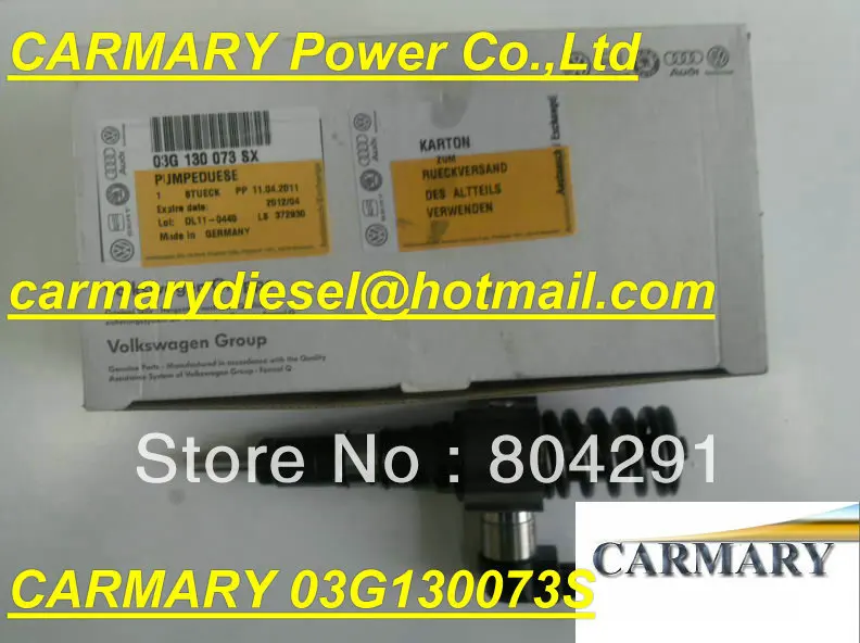 SIE/M/ENS unit injector 03G130073T, 03G130073M V/W and 2.0 TDi 16V ...