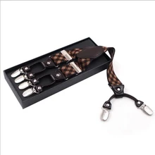 Мужская Печать 6 клип желтая диагональная жаккардовая Подвеска