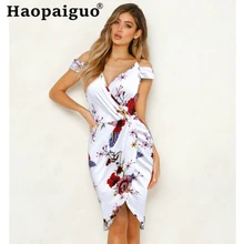 Corset Print Floral Women's Summer Dress 2019 Off Shoulder Bodycon Wrap Dress Women Asymmetrical Flower Dress Plus Size S-XXL Corset Print Floral Women's Summer Dress 2019 Off Shoulder Bodycon Wrap Dress Women Asymmetrical Flower Dress Plus Size S-XXL
