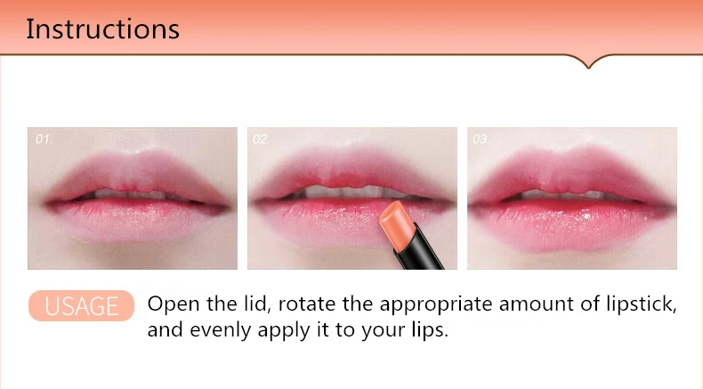 Морковный оттенок губ увлажняющий бальзам для губ от сухости нежный увлажняющий блеск для губ устойчивые тени для глаз помады блеск для губ