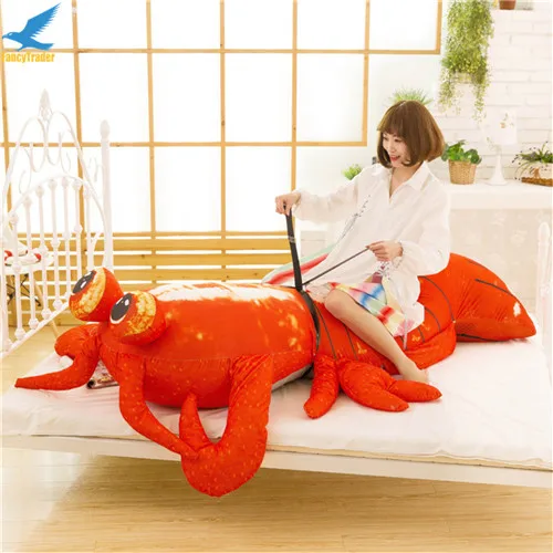 Fancytrader Jumbo Pop Anime Mantis Shrimp Plush Toy Giant Stuffed Soft Simulated Sea Animals Lobster Doll for Adult and Children (5)