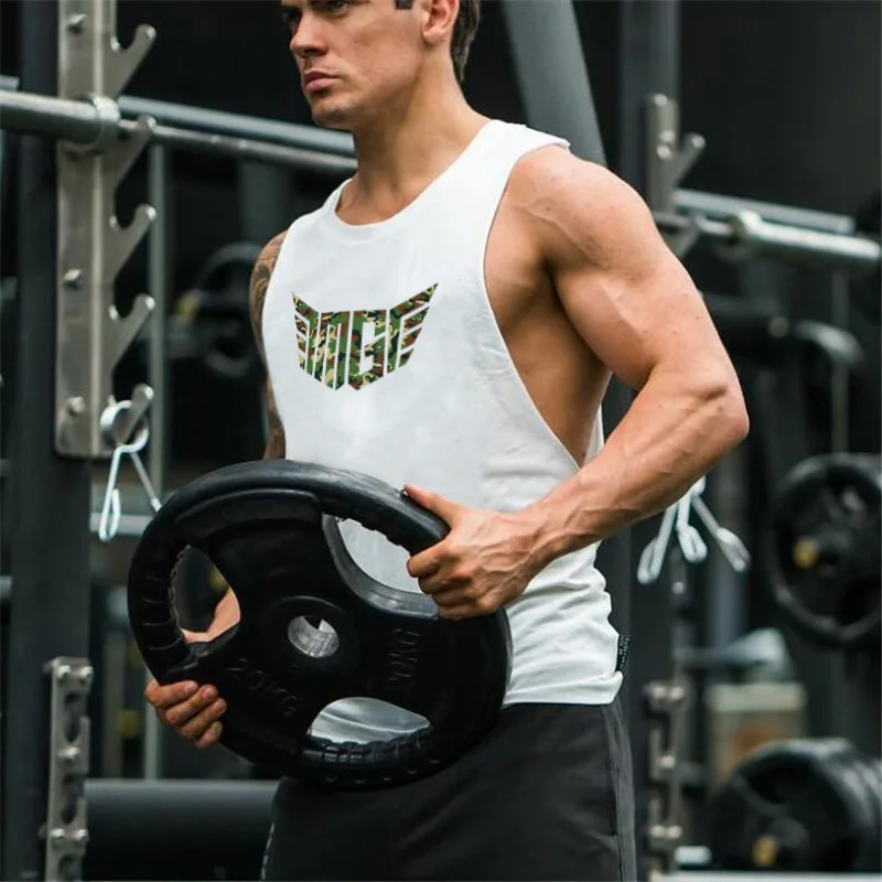 Майка Muscleguys мужская для спортзала майка с открытыми боками бодибилдинга фитнеса