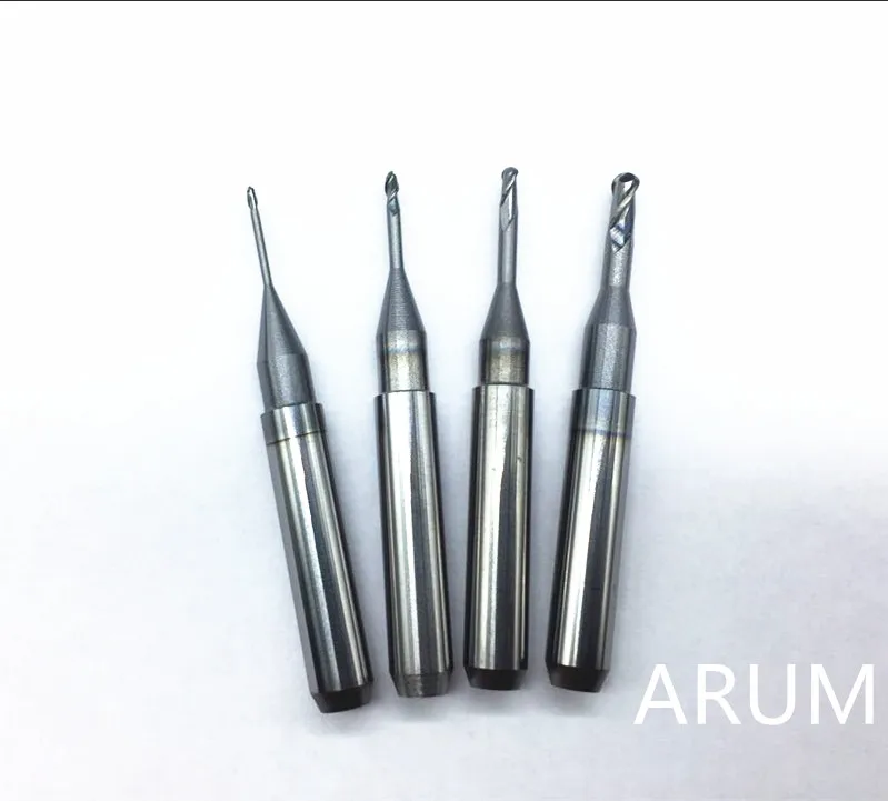 AURM CAD/CAM burs Length=50mm Shank 6mm dental milling cutters zirconia