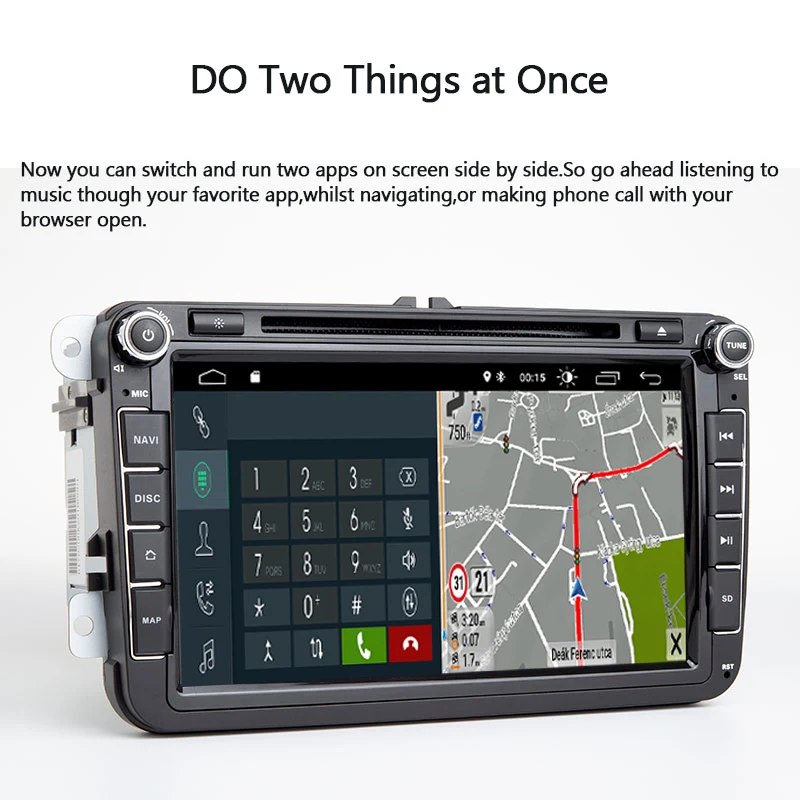 IPS DSP Android 9 0 2 din мультимедийный плеер для Rapid Yeti VW passat b6 golf 4 5 6 Amarok сиденье polo Altea leon
