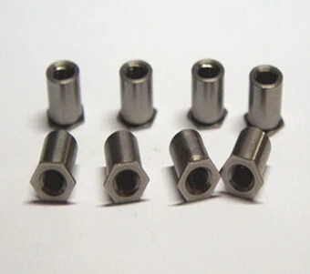 

100PCS M5*8 MM Flat Hex Rivet Nut Rivnut Insert Nutsert column Nut .
