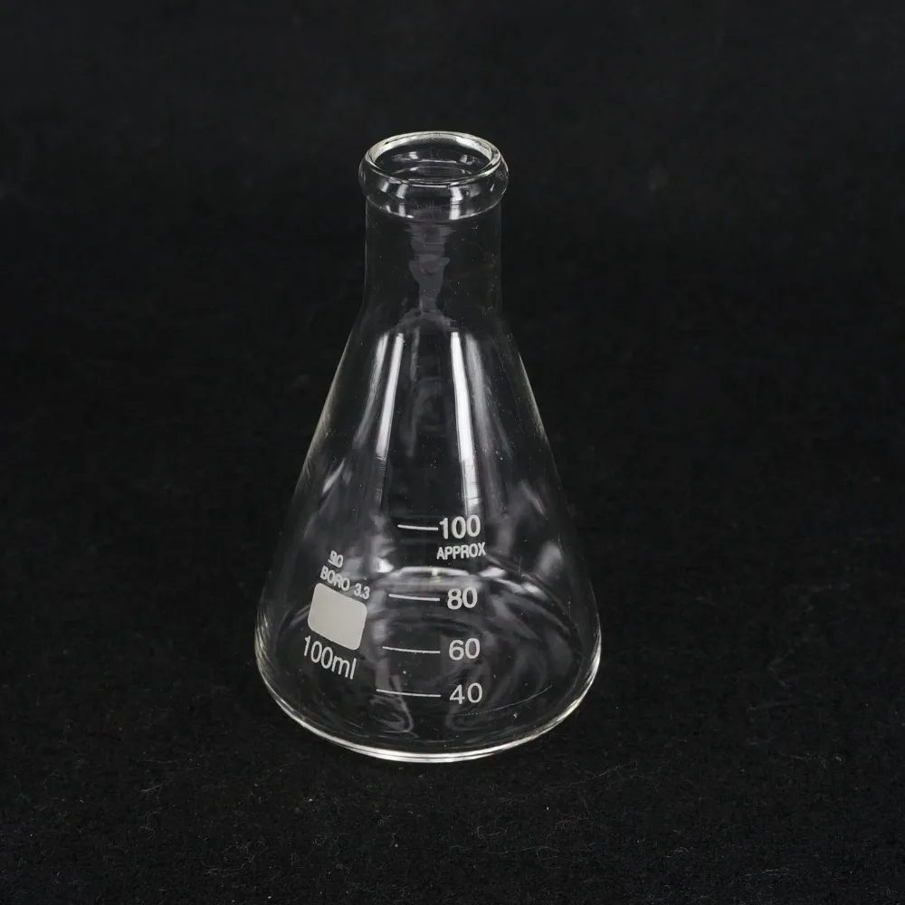 Matraz-c-nico-de-100ML-suministros-de-laboratorio-de-vidrio-de ...