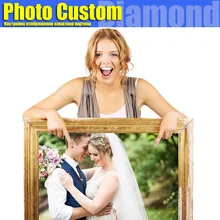 Фото на заказ 5D DIY Алмазная картина полная дрель Алмазная вышивка круглые стразы вышивка крестиком художественная картина подарок свадебный Декор