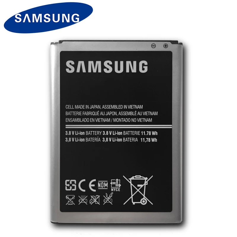 Samsung EB595675LU аккумулятор для samsung Galaxy Note 2 N7108 N7108D NOTE2 N7100 N7102 N719 батареи для мобильных телефонов 3100 мАч