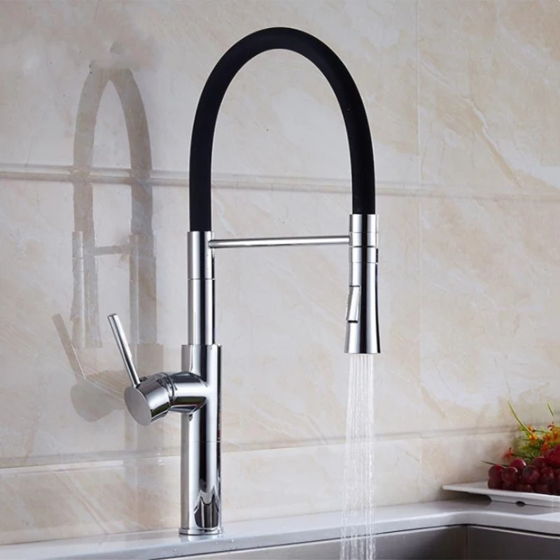 Pull Down Kitchen Faucet Grohe Concetto Single Handle Dual Spray Pull Down Torneira Cozinha Basin Sink Hot Cold Water Tap Mixers