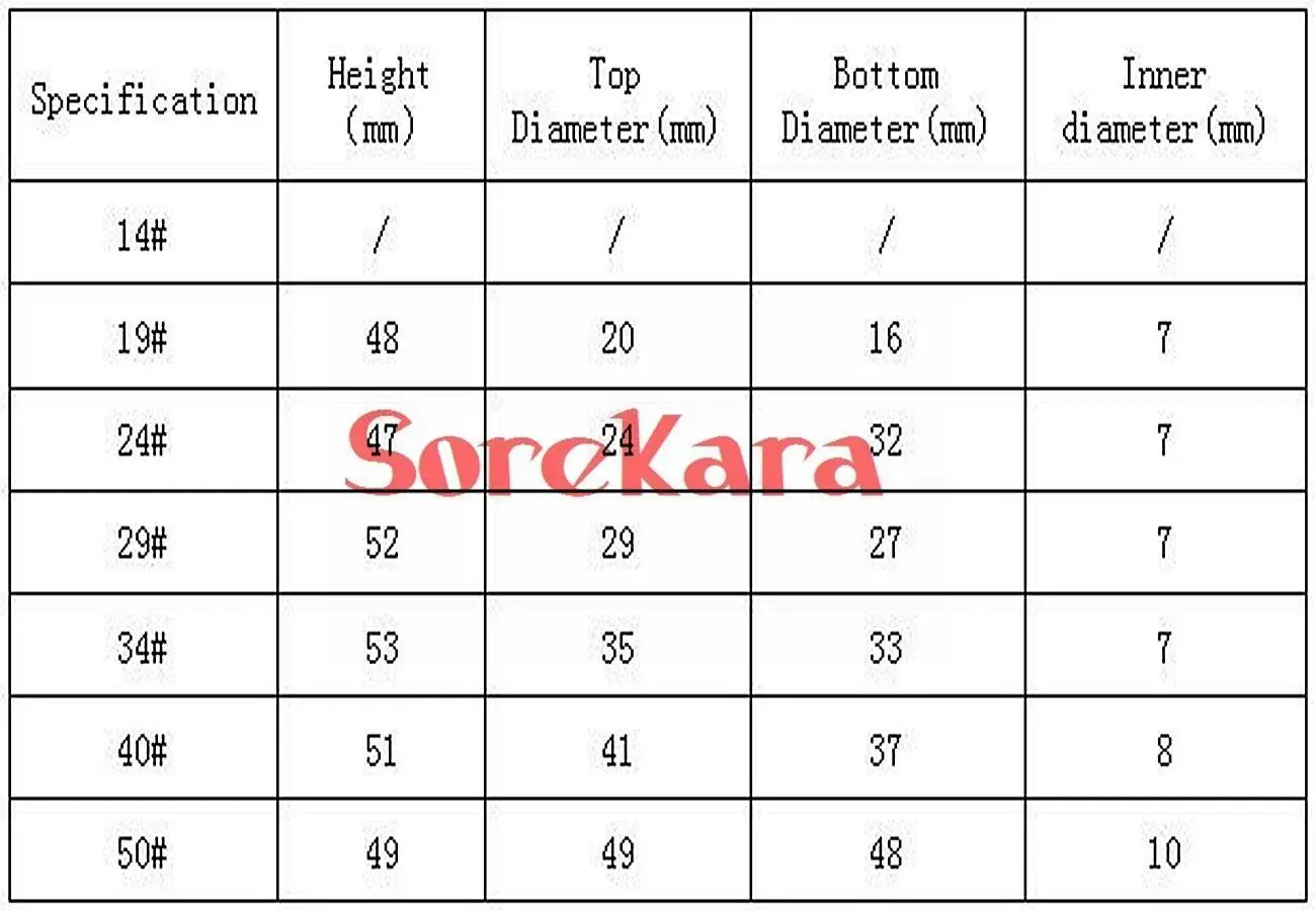 Size 14 19 24 29 34 40 50 PTFE Standard Stopper Stirrer Bearing Adapter Stopper Mixing Plug lab glass supplies lab glass adapter