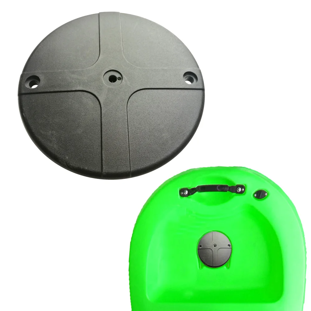 6 inch KAYAK Canoe rudder round base Plate For plastic rudder control systems fishing boat accessory bag bottom insert hard bag bottom handbag base shaper diy leather bag accessory box lining plate pad plate shaped shaper holder