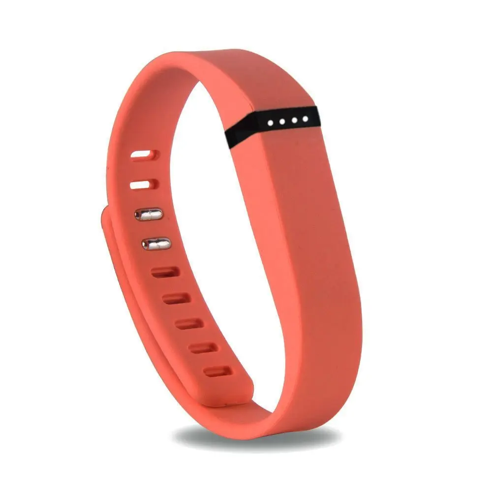FBFLEXPTSS) модный браслет на запястье для замены Fitbit Гибкая повязка на запястье браслет без трекера - Цвет: Orange