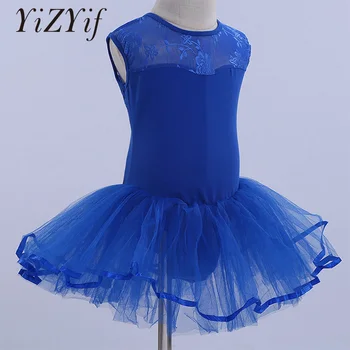 

YiZYiF Girls Ballet Tutu Dress Dance Ballet Leotard Princess Costume Sleeveless Cutout Back Ballet Gymnastic Leotard Tutu Dress