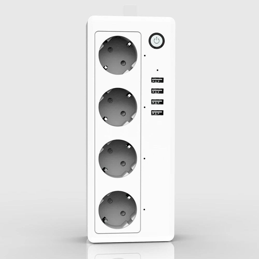 13A вилка стандарта Великобритании для USB Wi-Fi умная розетка питания работает с Alexa Google Home Mini IFTTT Smart Life APP