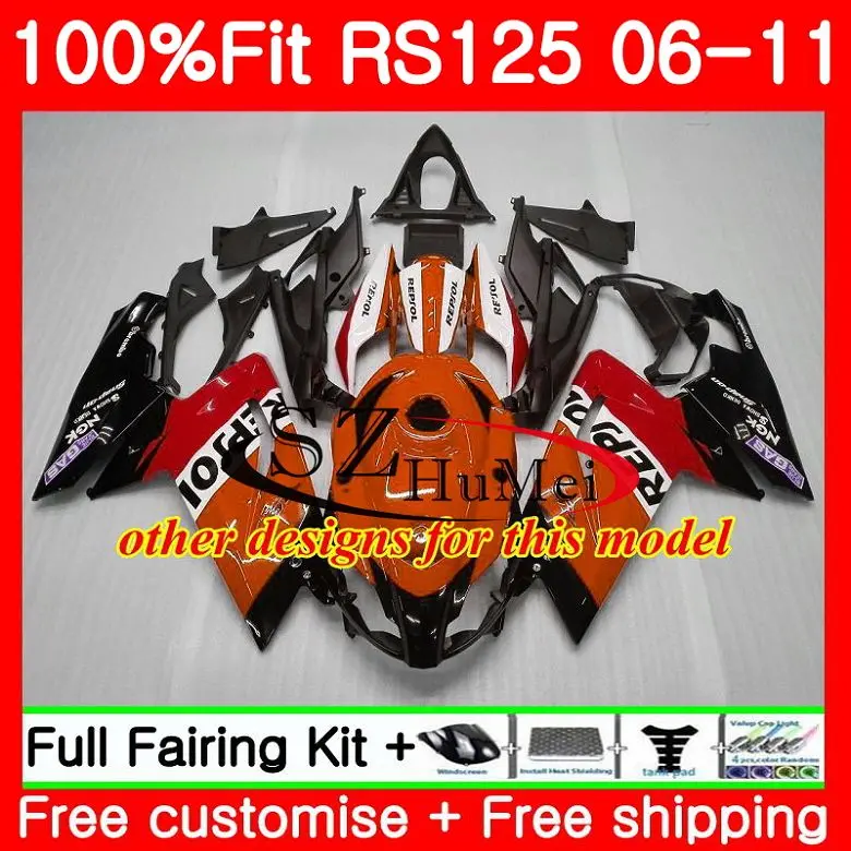 Инъекции для Aprilia RS-125 RS125 06 07 08 09 10 11 80SH6 RS4 RSV125 RS 125 2006 2007 2008 2009 2010 2011 обтекатель жемчужно-синий