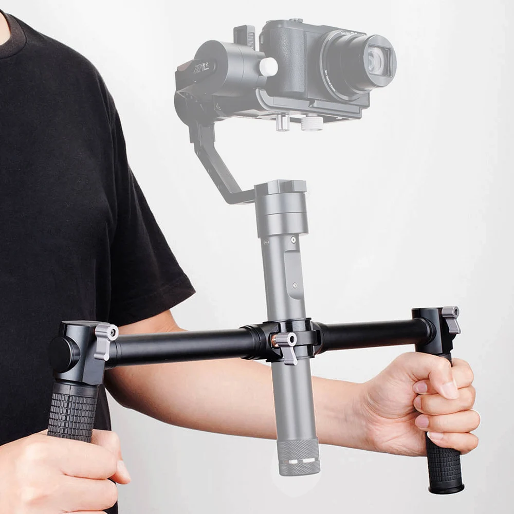 

Zhiyun Dual Handheld Grip for Crane /Crane M 3-Axis Handheld Stabilizer Camera Gimbal / Zhiyun 2.4G Wireless Remote Control