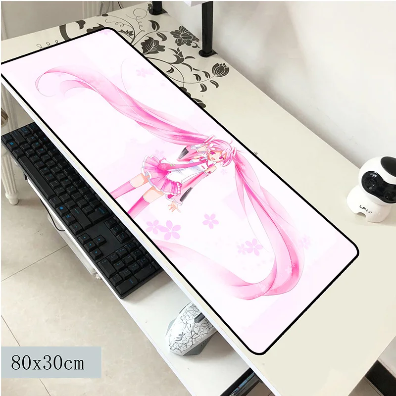 

Hatsune Miku mousepad 800x300mm pad to mouse computer mouse pad Adorable gaming padmouse High quality gamer to mouse mats