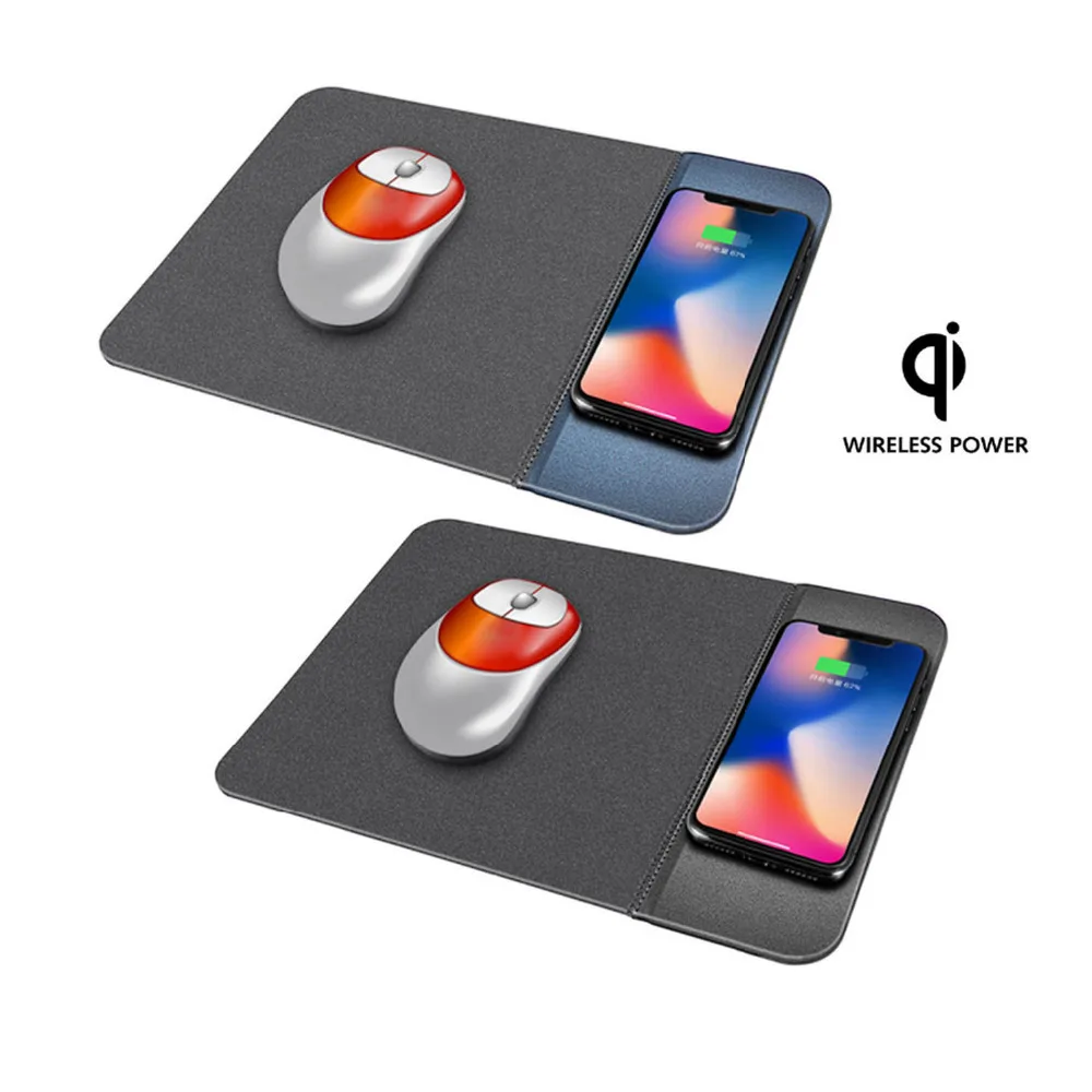 Besegad Qi Wireless Charger Charging Mouse Pad Mat Mousepad for iPhone