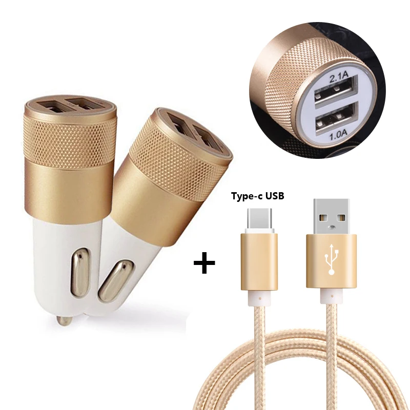 

GEUMXL 2Port USB Car Charger 3FT Type C USB 3.1 Charging Data Cable Set for Chuwi Vi10 Plus Hi10 Pro Vi8 Plus USB Quick Charger