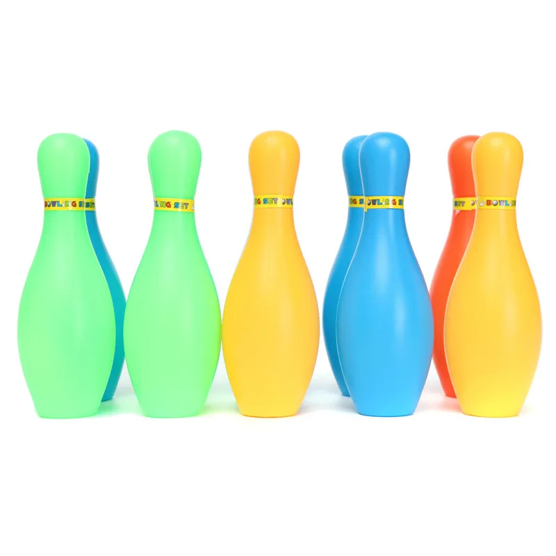 Children Plastic 10 Pins Bowling Toy Mini Juguetes Deportivos Ball