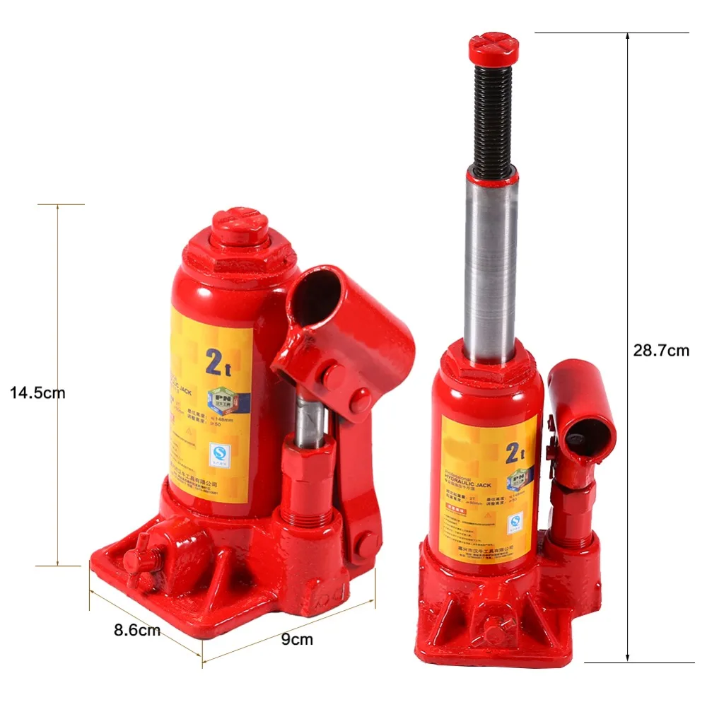  2 Ton/ 3 Ton/ 5 Ton Professional Steel Hydraulic Jack Lifter Lifting Car SUV Emergency Tools Cartri