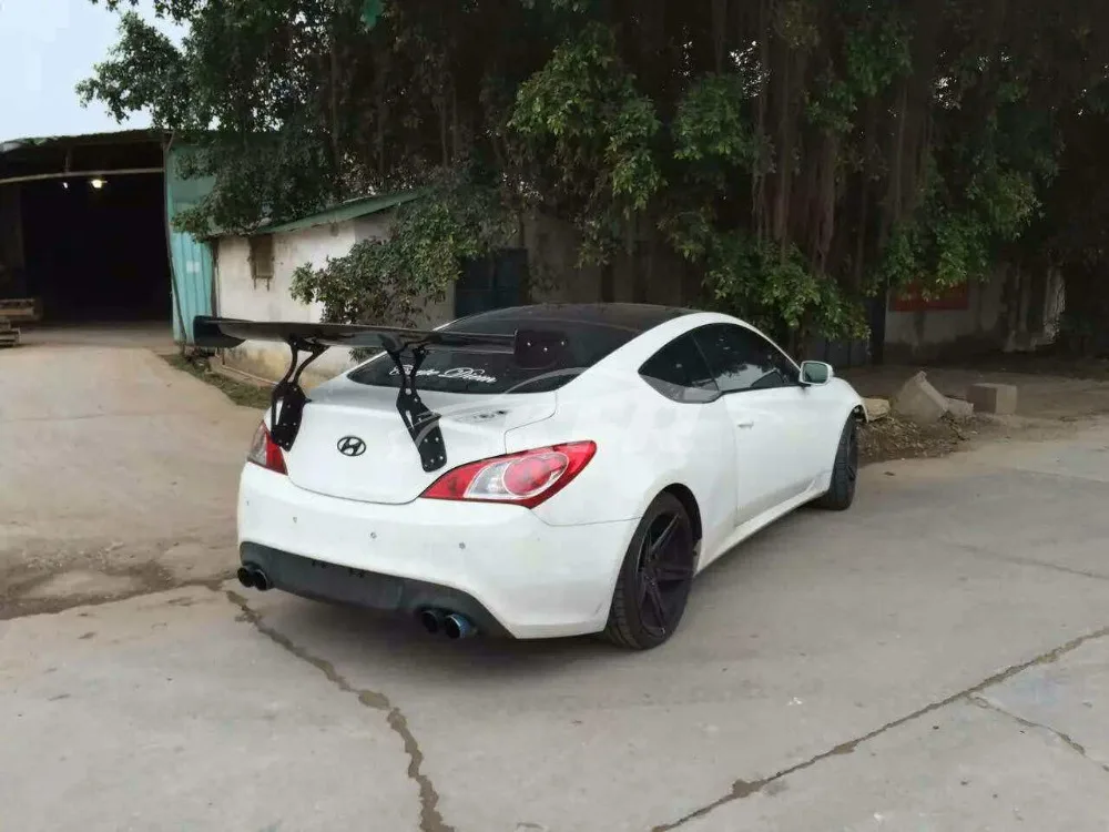 100% Настоящее Genesis Coupe Углеродного волокна Скалистые Банни держатель и кронштейны