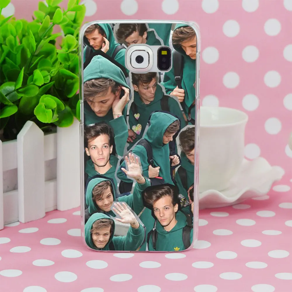 G132 Louis Tomlinson Transparent Hard PC Case Cover For Samsung Galaxy S 3 4 5 6 7 8 Mini Edge Plus Note 3 4 5 8