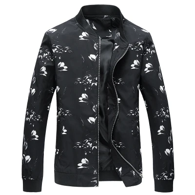 2017 new arrival men's casual flower color jacket High quality jacket ...