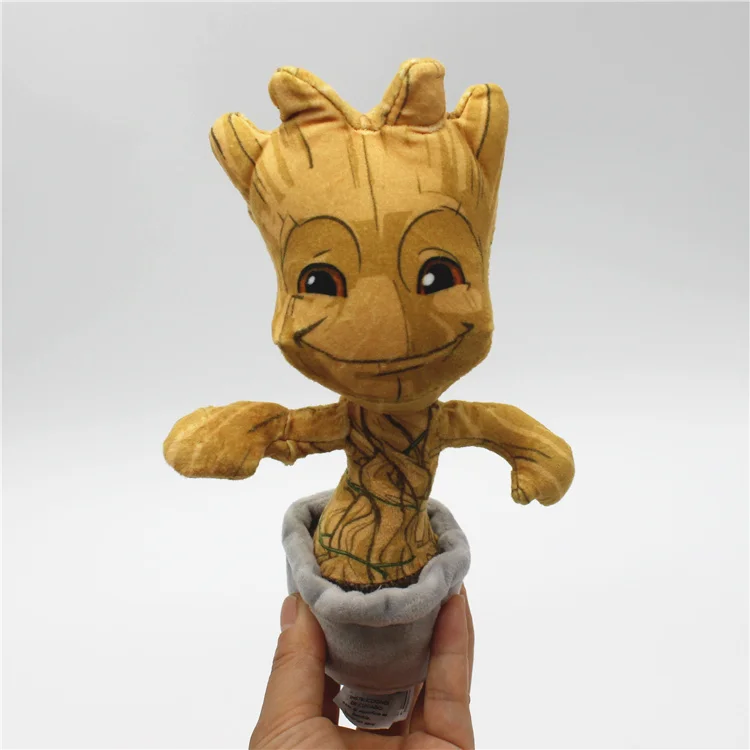 1 piece 20CM baby Groot Plush Toys Doll For kids Gifts&birthdayin Movies & TV from Toys