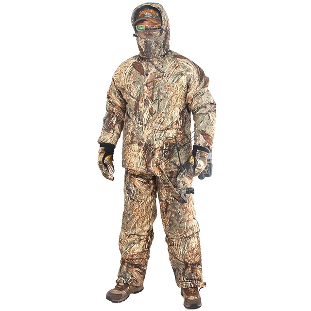 Remington duck warm waterproof coat reed swamp bionic camouflage