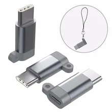 TechRise 3-pack USB Type C Male to Micro USB Female Adapters Type-C Converter Mobile Phone Cables For Macbook Nokia Nexus Xiaomi