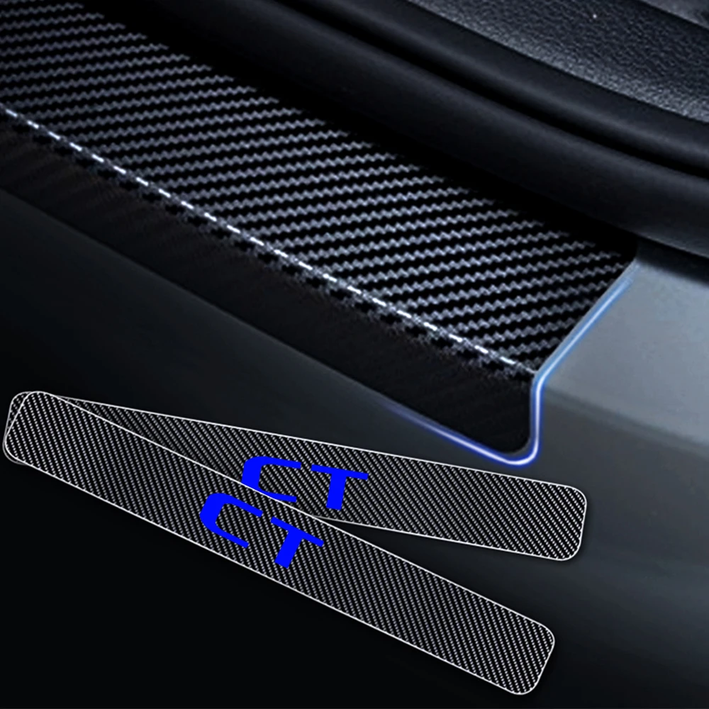 Для Lexus CT серия Накладка на порог двери автомобиля Наклейка для порога декоративная Накладка на порог виниловая наклейка из углеродного волокна для стайлинга автомобиля