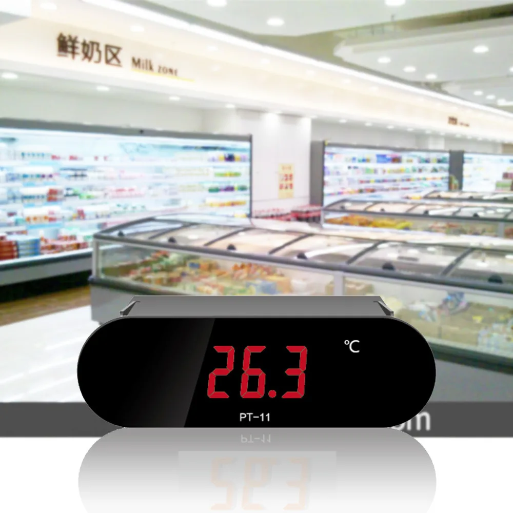

-50~120C Digital Temperature Thermometer Meter Gauge Indicator PT-11 with Sensor