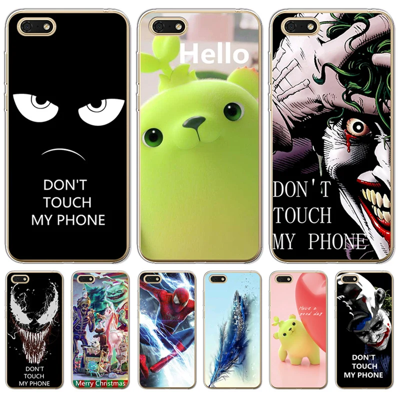 Не трогайте мой телефон Venom Joker для Huawei Honor 9 10 Lite Nova 2 Plus 3 3i Y5 II Y6 Y3 2017 2018 Prime 7A чехол Etui
