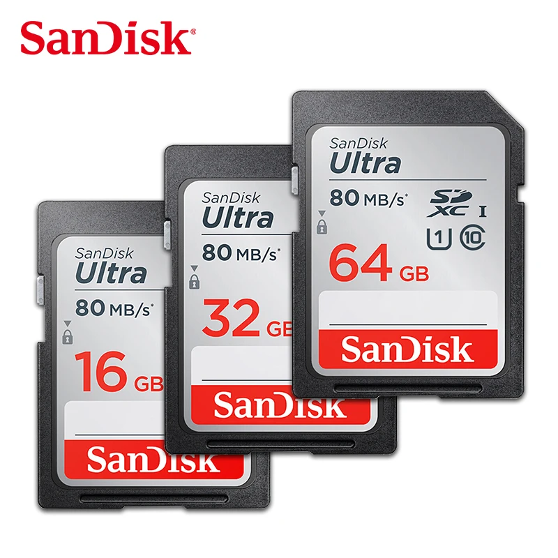 SanDisk sd-карта 32 Гб C10 64 Гб 128 ГБ высокоскоростная sd-карта 16 ГБ SDHC cartao de memoria carte SD tarjeta для видеокамеры