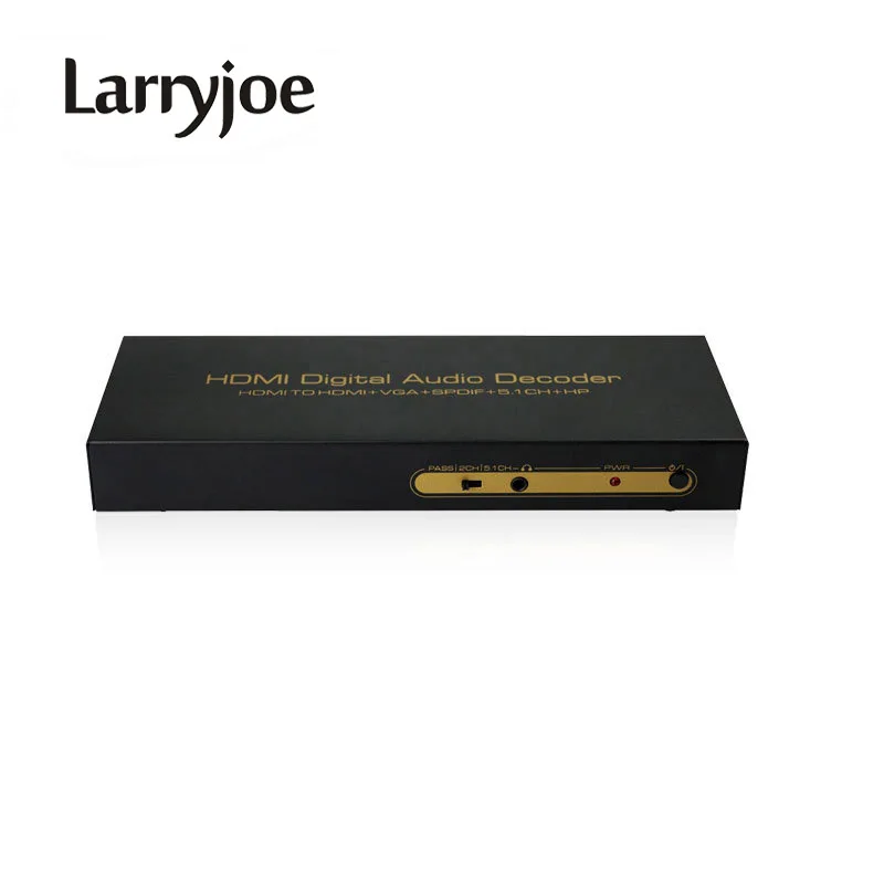 Larryjoe HDMI цифровой аудиодекодер HDMI к HDMI+ VGA+ SPDIF+ 5.1CH+ аудио декодер для DVD, Blue-Ray DVD, PS3, 360 xbox плеер