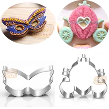 2 шт. маска Тыква автомобиль Свадебная вечеринка нержавеющая сталь формочка для печенья patisserie gateau reposteria инструмент для украшения торта форма для печенья