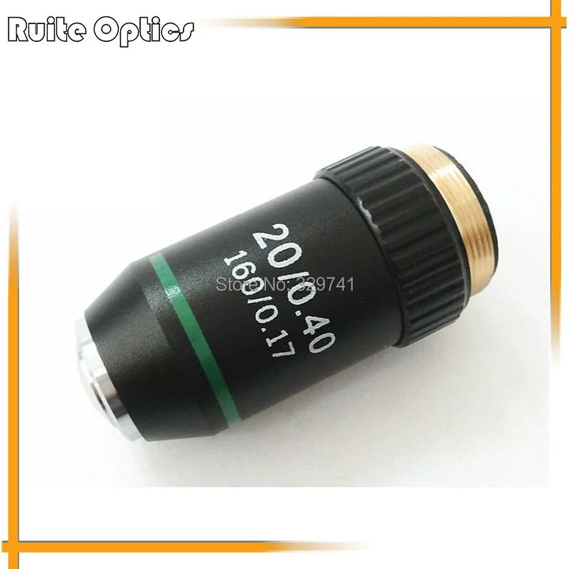 

20x 160/0.17 DIN45mm Achromatic Microscope Objective Lens for Bio-microscope