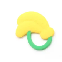 Детские Силиконовые Прорезыватели бусины натуральный большой палец фрукты жевательный Прорезыватель кормящих силиконовые бусины Прорезыватели дропшиппинг
