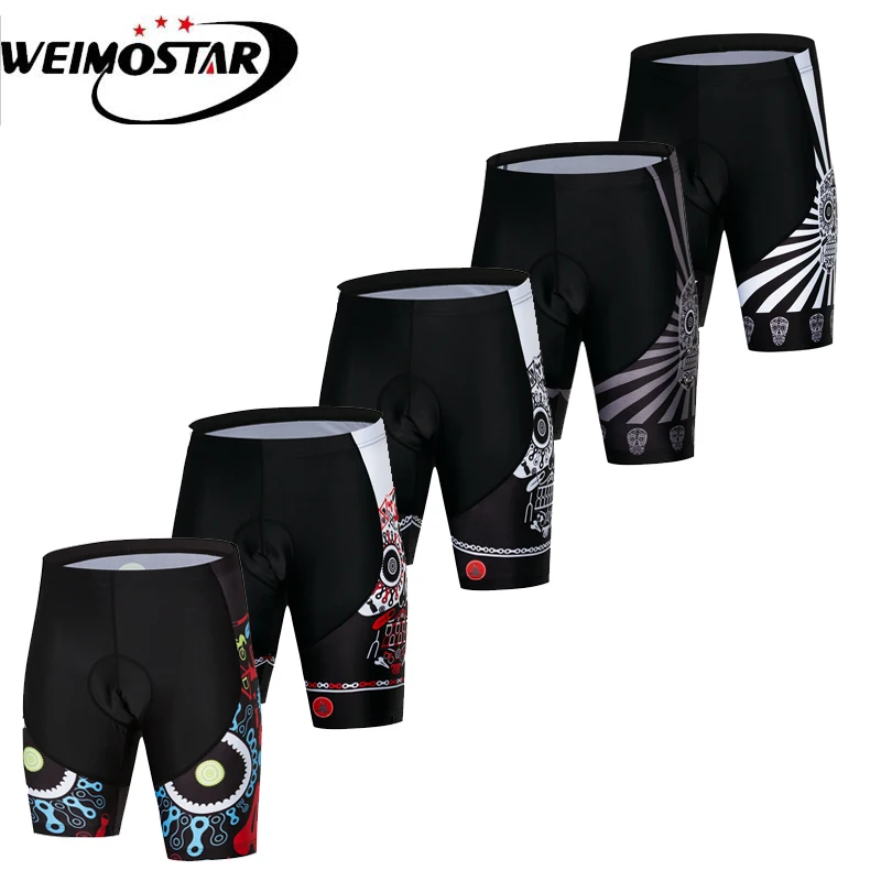 2018 Mens Breathable Cycling Underwear Gel 3D Padded Bicycle Riding Shorts Pants 