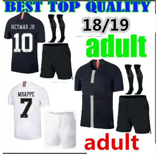 Nueva 2018 2019 psg kit Paris CAVANI neymar jr camisetas 18 19 adultos kit psg  champions league París camiseta|Camisetas| - AliExpress
