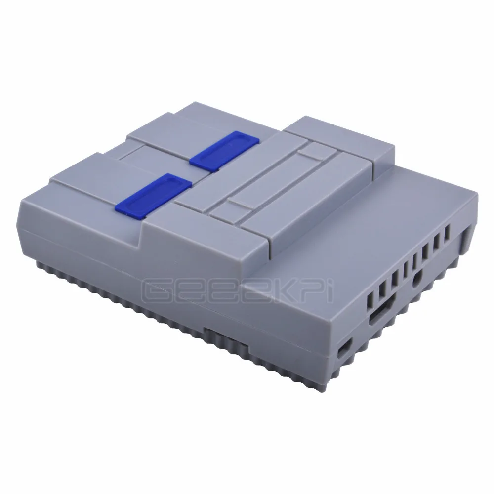 GeeekPi SNES Стиль Чехол NES комплект корпуса с охлаждением вентиляторные радиаторы для Raspberry Pi 3 Model B Plus/3 B/2 B/NESPi