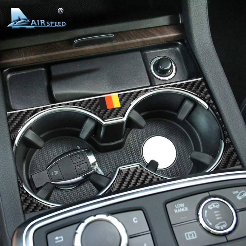 tidsskrift pakistanske peeling Airspeed for Mercedes Benz GLS 16 18 GLE 15 17 GL 13 15 ML Accessories  Carbon Fiber Car Interior Cup Holder Cover Trim Stickers|Interior  Mouldings| - AliExpress
