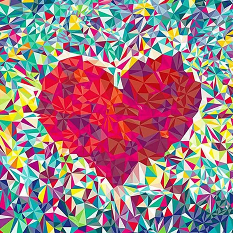 

5D Diamond Embroidery heart-shaped Diamond Mosaic Oil Painting Flowers Picture Diy Diamond Painting Cross Stitch Needlework