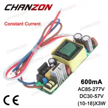 Constant Current LED Driver 600mA DC30-57V 30W 36W 45W 600 mA AC85-265V AC-DC Lamp Light COB Power Supply Lighting Transformer