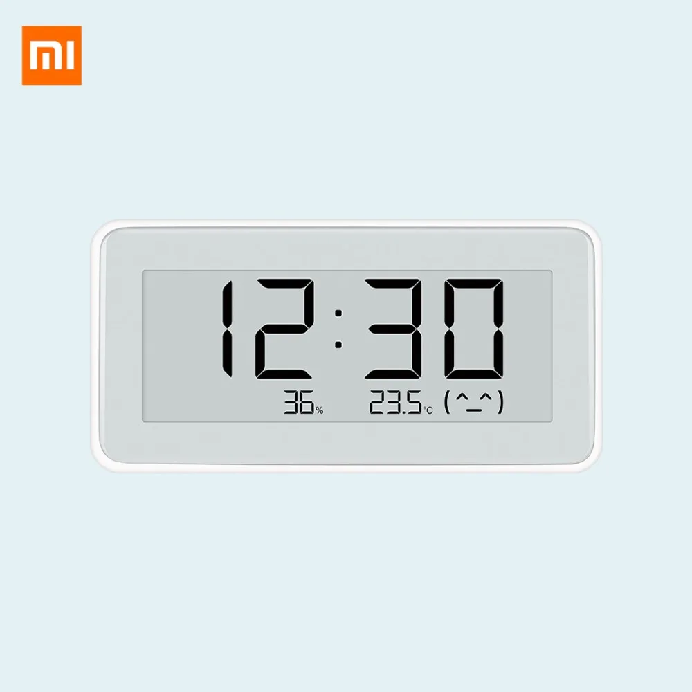 

Mijia Smart Temperature And Humidity Monitoring Electronic Digital Watch INK Screen Humidity Thermometer Sensor For Mihome APP