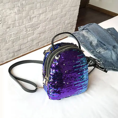 2018 nuevo Mini lentejuelas Mochila mujeres bolsas de escuela princesa Bling Mochila pequeña bolsa de viaje lentejuelas Mochila Feminina 2018 nuevo Mini lentejuelas Mochila mujeres bolsas de escuela princesa Bling Mochila pequeña bolsa de viaje lentejuelas Mochila Feminina