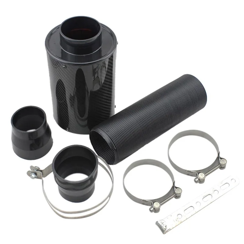 

Automotive Carbon Fiber Intake Bellows Set Modified Intake High Flow Air Filter DXY88