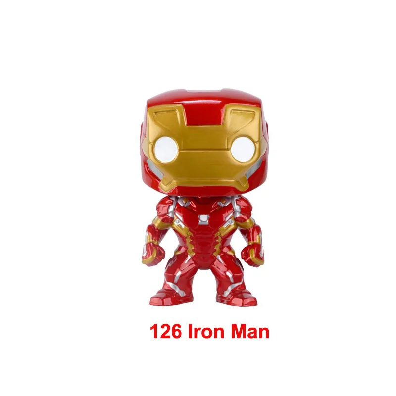 

Avengers 2 Civil War Captain America 126 IronMan Vinyl Figure Model Doll Collection Toys for Children